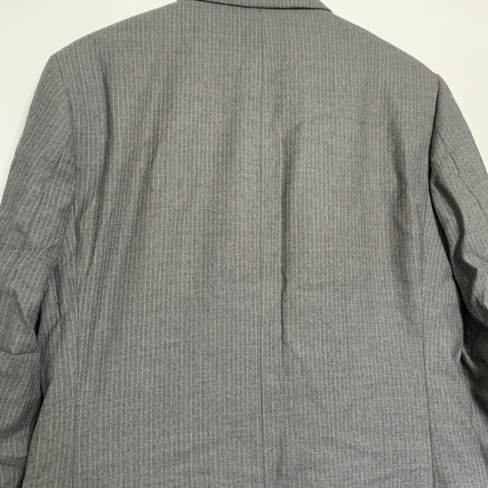 J.Crew Thompson Suit Jacket Formal WOOL Gray 2 Button Front Men's Size 40R - Picture 5 of 9